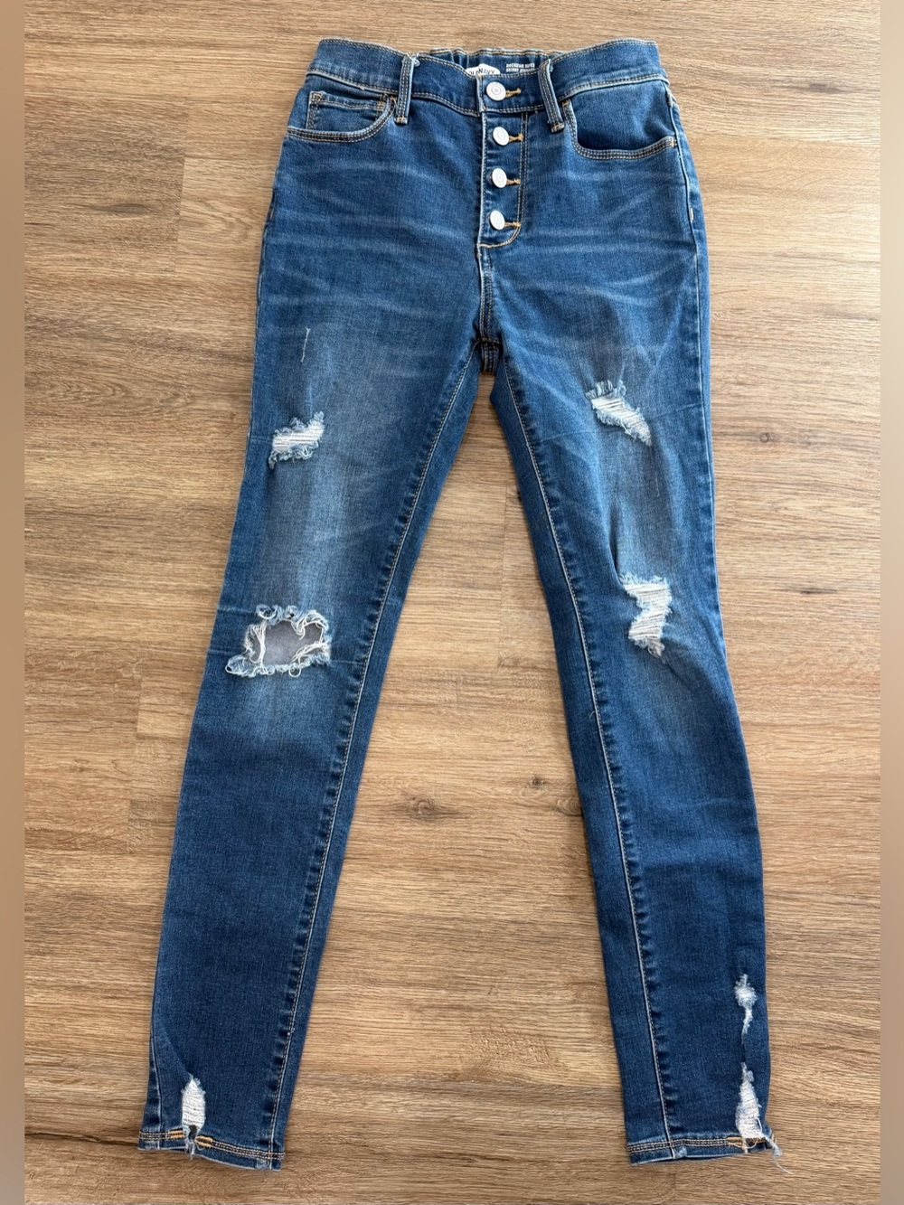 Girls Old Navy Rockstar Super Skinny High Waisted Jeggins - size 12